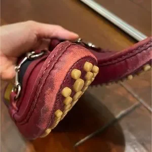 GUCCI Driver shoes in burgundy color size 7 s-l400.jpg main image 3
